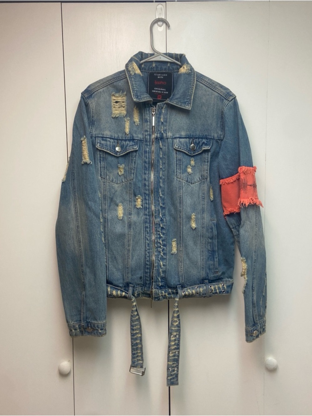 Vintage Distressed Denim Jacket